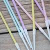Small Fresh Rainbow Color Slender Straight Pole Pencil Birthday Candle Creative Romantic Party Macaron Color Candle