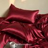 100% Silky Smooth Solid Color Pillowcase Like Silk Satin Pillow Cover Hair Beauty Soft Comfortable Pillow Case Home Decor