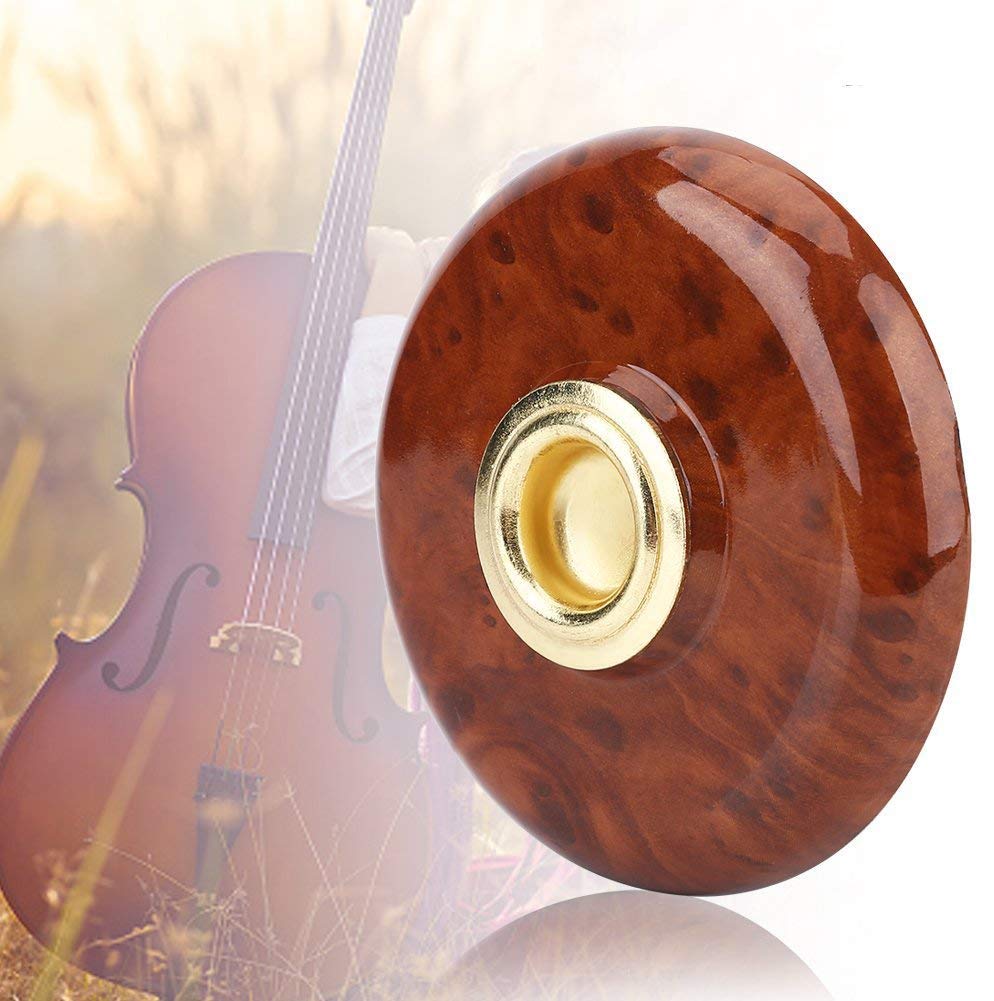 

Twaxl Упор для виолончели, держатель, стопор, подставка, стоппер, коврик для виолончели, противоскользящая накладка, пластиковый + металлический держатель, защита пола, аксессуары для музыкальных инструментов (коричневый)