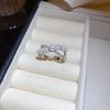 Zirconia Diamond Geometric Heart Open Ring - Fresh High-end Jewelry for Index Finger