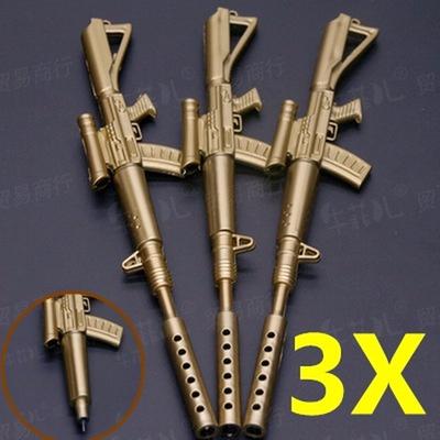 3 Teile/satz Kreative Schreibwaren Gun Gel stift austauschbare stift