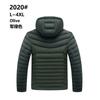 Padded-padded Men's Jacket Winter Cotton Clothes Handsome Thickened Velvet Padded Jacket Trendy Padded Clothes