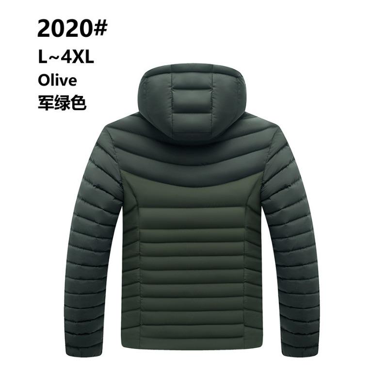 Padded-padded Men's Jacket Winter Cotton Clothes Handsome Thickened Velvet Padded Jacket Trendy Padded Clothes