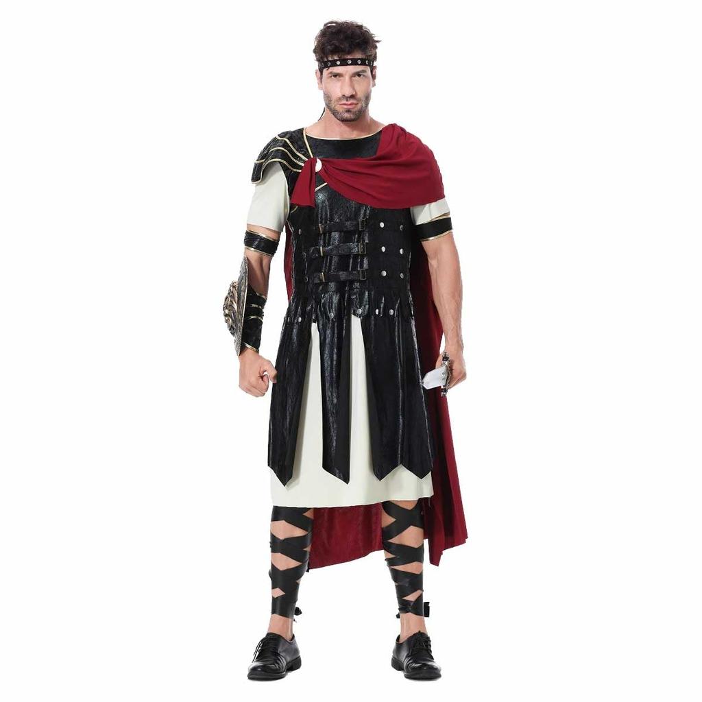 [monoii] Halloween Cosplay Warrior Costume, Knight Costume, Swordsman Costume for Men
