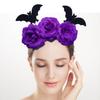 Gothic Bat Flower Hairband for Adult Kids Cosplay Party Costume Festival Theme Party Headpieces Halloween Accessories