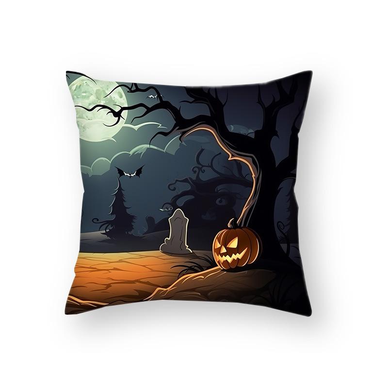 Neue Kürbis Halloween Dekoration Cartoon Kissenbezug Feiertag Wohnzimmer Sofa Schlafzimmer Bettseite Rückenkissen