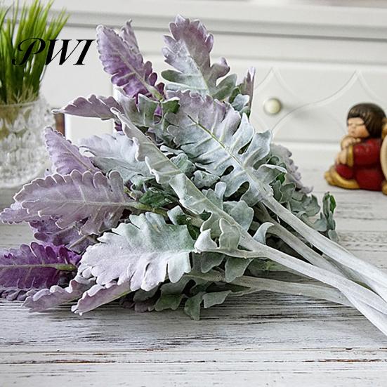 1 stk Kunstig Senecio Cineraria Falsk Plante Fotorekvisit DIY Hjemmekontor Dekoration