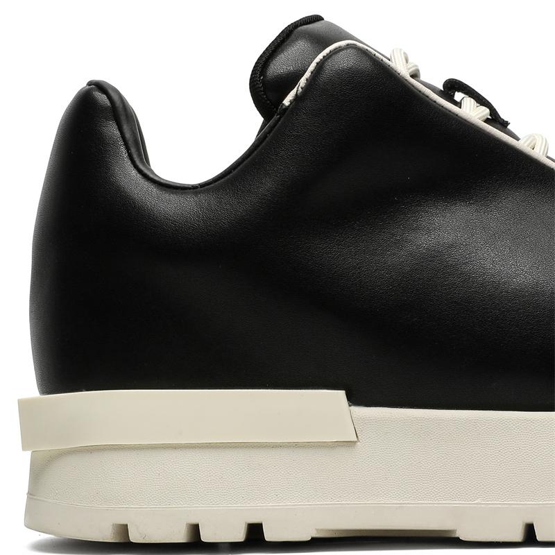 Niche Brand Classic Spring Street Style Teenagers Daily Dress Flat Sneakers For Men's Black White Mixed Colors Height Increasing