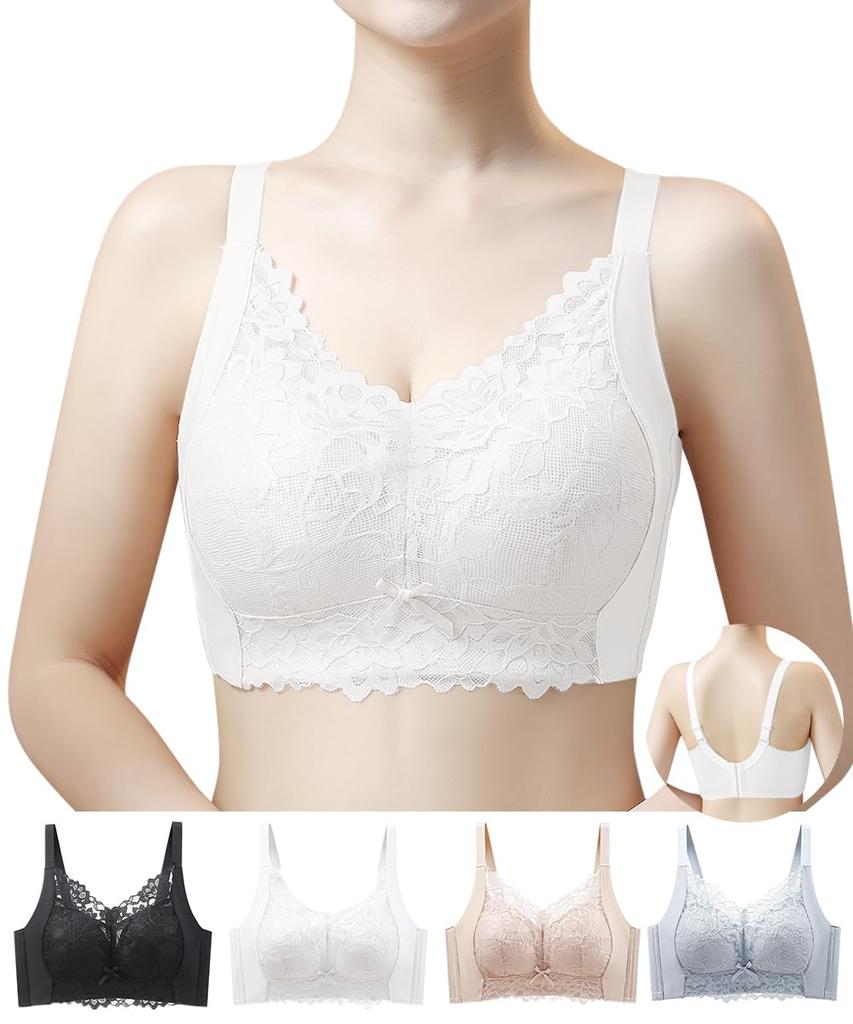 Smaller Designed in Japan by a Female Designer with Over 10 Years of Sizes Plus High and Elegant [MayCherry] Bra, Experience, M-2XL, Breathable, Thin,