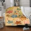 1pc Starry Night Colorful Print Blanket   Lightweight Flannel Throw Blanket For Sofa, Bed, Living Room, Office, Outdoor Travel, Camping