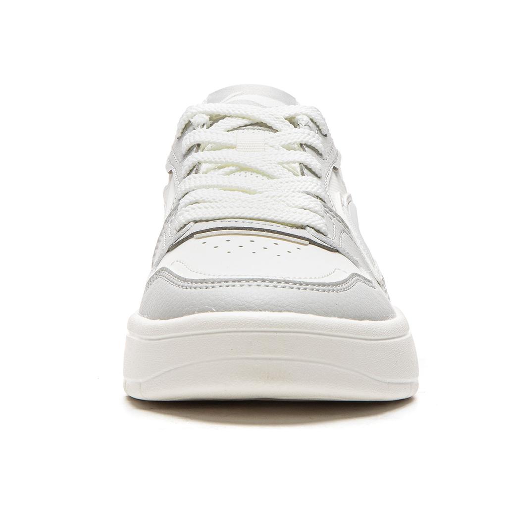 Li Ning Floating Boat Low top Skateboard Shoes Women's White Gray AGCW210-2