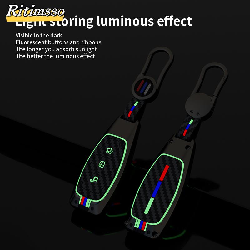 Obudowa kluczyka do samochodu ze stopu metali lekkich do Forda Focusa 3 4 ST Mondeo MK3 MK4 Fiesta Fusion Kuga 2013 2014 2015 2017 2018 Obudowa ochronna pilota