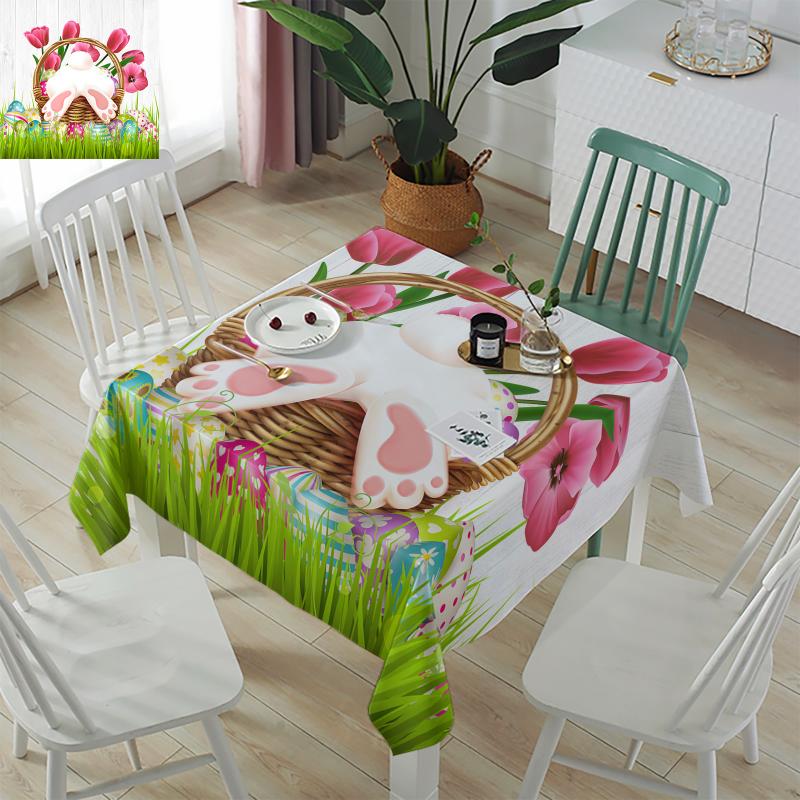 Christmas Snowflake Elk Tablecloth Antifouling Wedding Party Table Christmas Decoration Rectangular Coffee Table Tablecloth