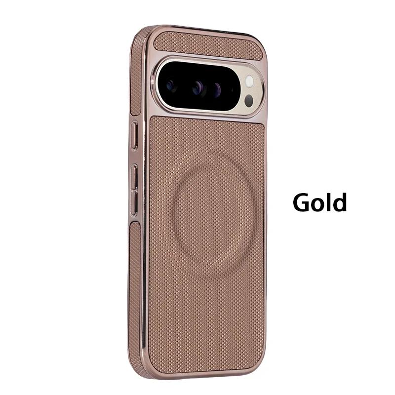 Nouvelle Housse de Protection Métallique Antichoc Magnétique Magsafe sans Fil pour Google Pixel 9 8 Pro XL 9A