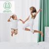Mattress protector 90x190 COTTON TERRY, breathable and waterproof, white
