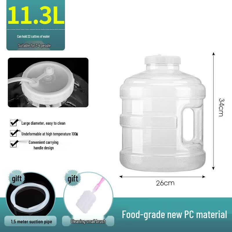ZISIZ Plastic Water Storage & Dispenser Bucket