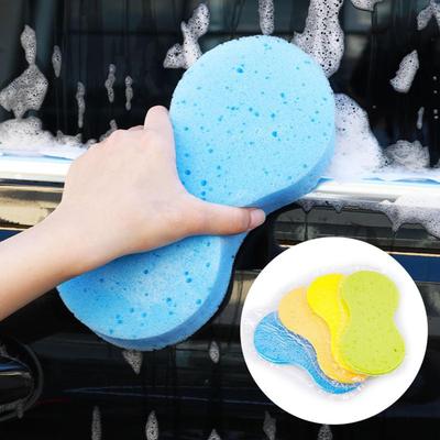 Autowaschschwamm Autoreinigungsschwamm Applikatorpads Kratzfreier Schrubber Fleckenentferner Zubehör für Außenbereich Innenraum LKW Wohnmobil