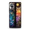 Beautiful Sun Moon Glass Phone Case Cover for Redmi 14C 10C Note 15 14 13 12 10 11 K40 Pro Plus Soft TPU Shockproof Shell Fundas