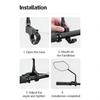 360 Degree Adjustable Rotatable Handlebar Mounted Mirror Handlebar Bicycles Mirror, Bicycles Cycling Rear View Mirror