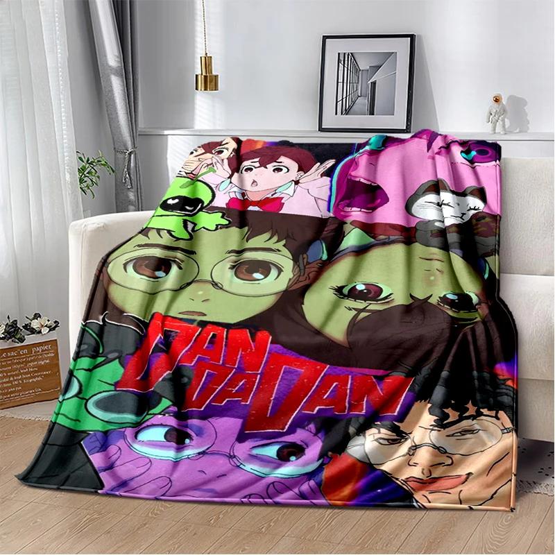 2026 New Style DAN DA DAN Anime Cartoon Blanket,Soft Throw Blanket for Home Bedroom Bed Sofa Picnic Travel Office Cover Kid Gift