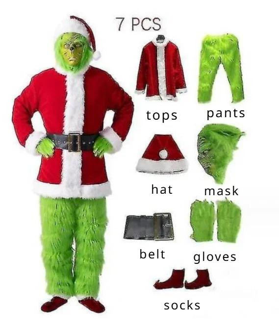 Santa Claus Costume Set Christmas Party