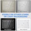 Clear Magnetic Acrylic Weekly Planner Erasable Fridge Message Board