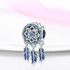 Blue Dream Catcher Charms Copper Original Beads Fit Originalcharms Bracelet Beads Jewelry Gifts For Women
