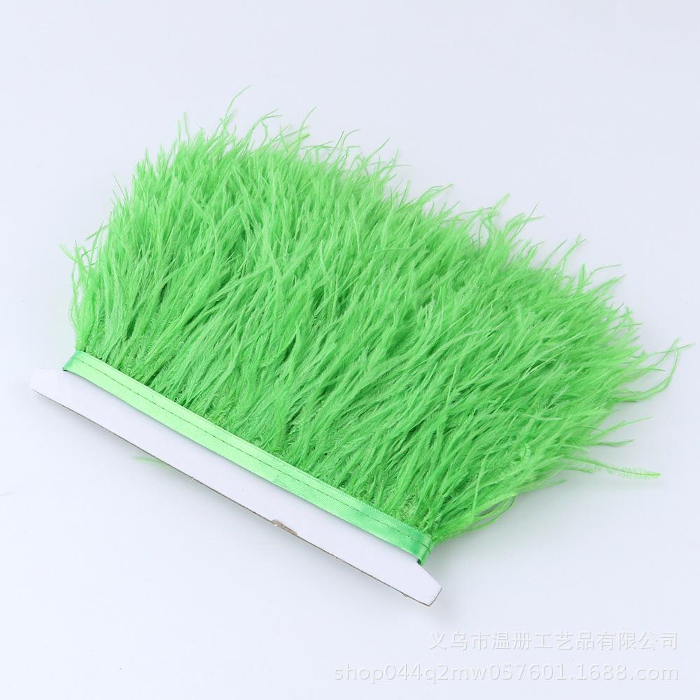 8-10Cm Ostrich Hair Cloth Edge Various Colors Optional Feather Lace Clothing Earrings Diy Decoration