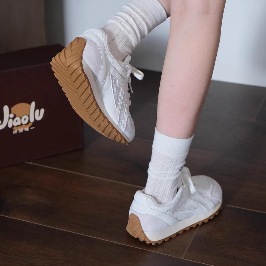 Ziyan~ Platform Casual Shoes Women's Sports Shoes Dad Shoes 2025 Summer Breathable Lace-up Versatile Height-increasing Running Shoes