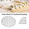 Russian Ravioli Maker Dumplings Mold Aluminum Alloy Pelmeni Maker Mold Pelmeni Meat Dumplings Maker 37 Holes Silver