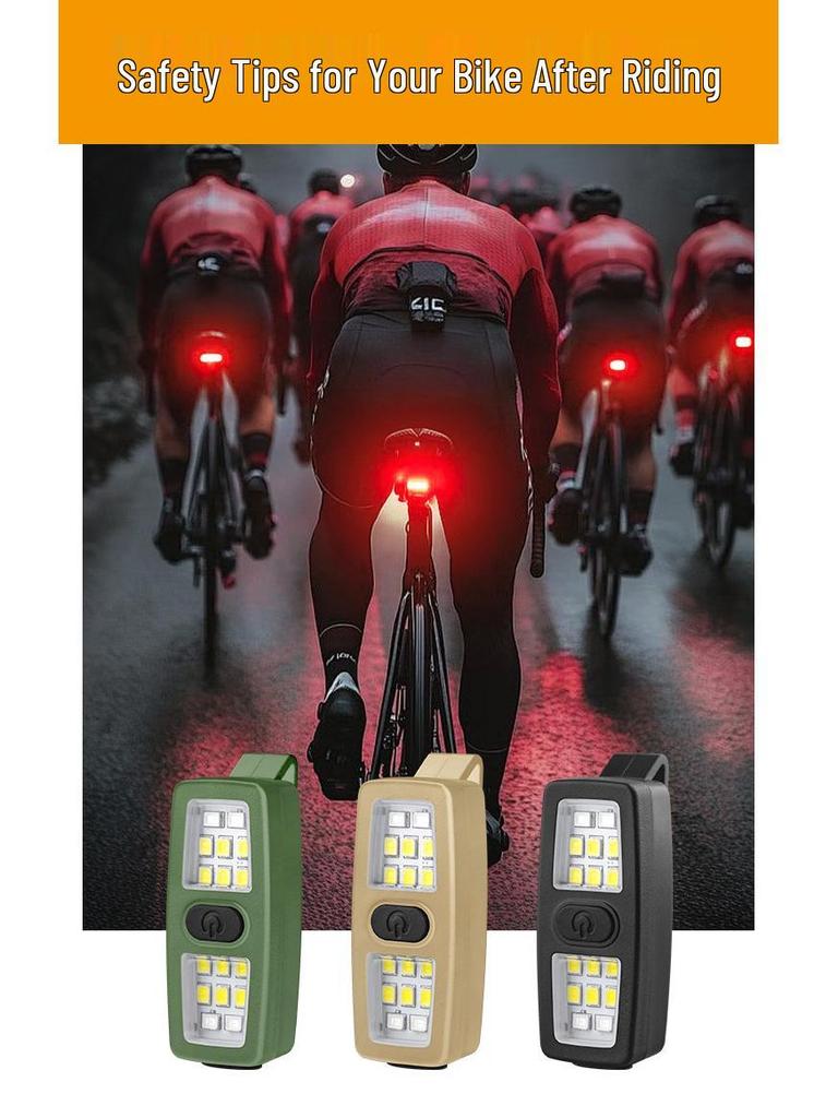 LED Camping & Emergency Clip Light: Safe, Lightweight, Portable for Outdoor, Cycling, Hiking
