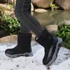 Rutschfeste und verschleißfeste High-Top-Schneestiefel für Kinder mit Plüschisolierung, Baumwollschuhe, Herren- und Damenschuhe