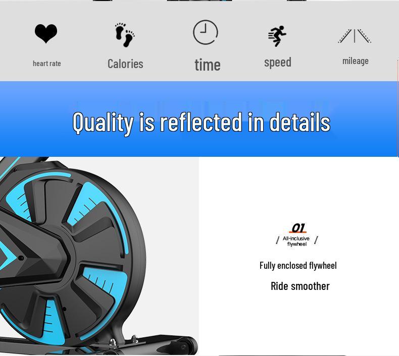 Dynamic Indoor Exercise Bike - Sports Fitness Equipment Bicycle