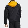 Adidas TH 99 Pro pruhovaná ležérní sportovní bunda s kapucí Pánské svrchní oblečení Černá HE9909