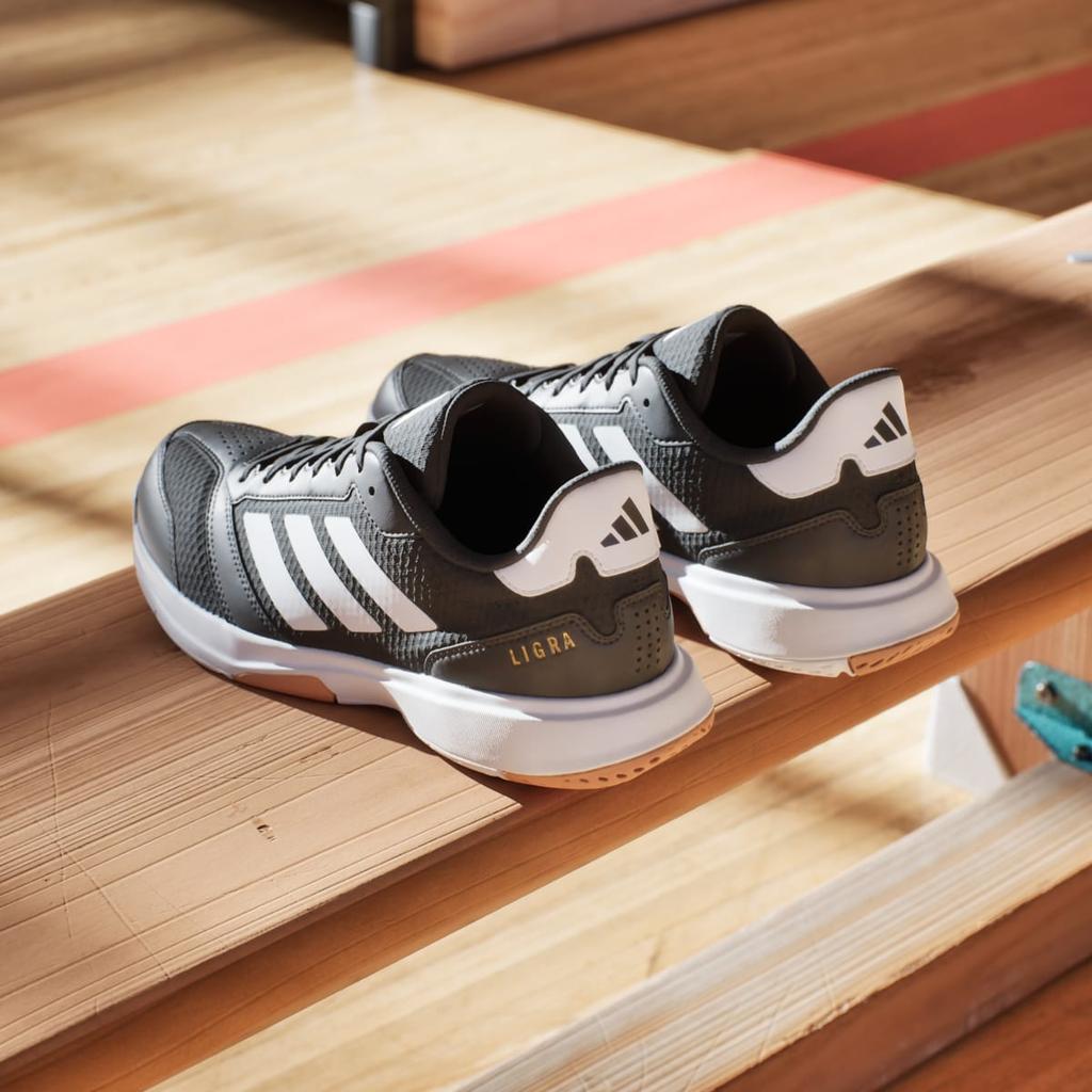 adidas Ligra 8 Indoor IH0526 Men's Performance Sports Shoes Core Black / Cloud White / Cloud White