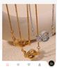 Cross-Border 18K Gold Plated Retro Style Link Chain Necklace New Niche Design with Knot Texture Versatile for Sweater Styling