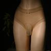 Silky Smooth Sissy Pouch Panties Open Crotch Couple Lingerie Briefs Men Bulge Pouch Sheath Glossy Elastic Crossdresser Underwear