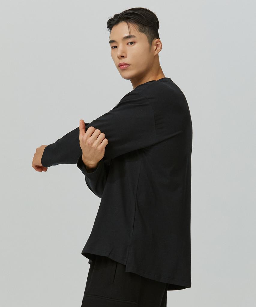 Beullaegmonseuteopis [2Pack] Soft Modal Crew Neck Long Sleeve (3Color) / Bm240722 (A Type)