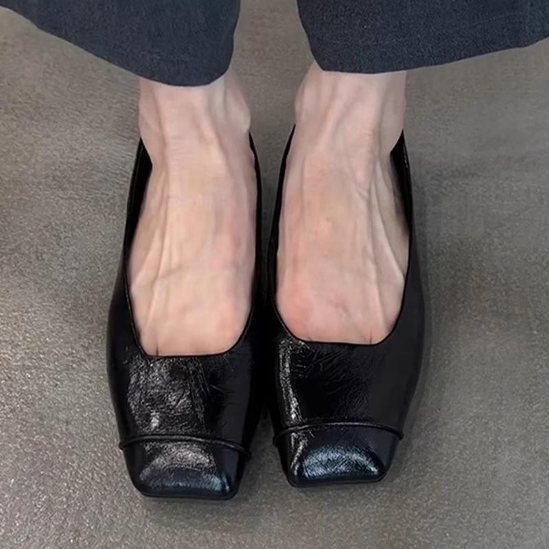 

Square Toe Loafers Flats Shoes Women s Casual Sandals Summer 2026 Fashion Brand Shoes New Walking Cozy Sport Sandalias 35 чёрный