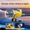 Solarbetriebenes drehendes Flugzeug Leise Auto-Innenraumdekoration Cooles Auto-Armaturenbrett-Ornament Geschenke