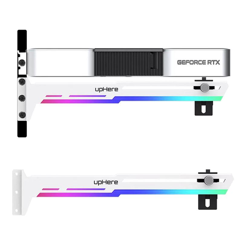 Vga Graphics Card Support Gpu Bracket Frame Rgb Luminous Pollution Lamp Decoration Companion 5V Argb Aura Sync