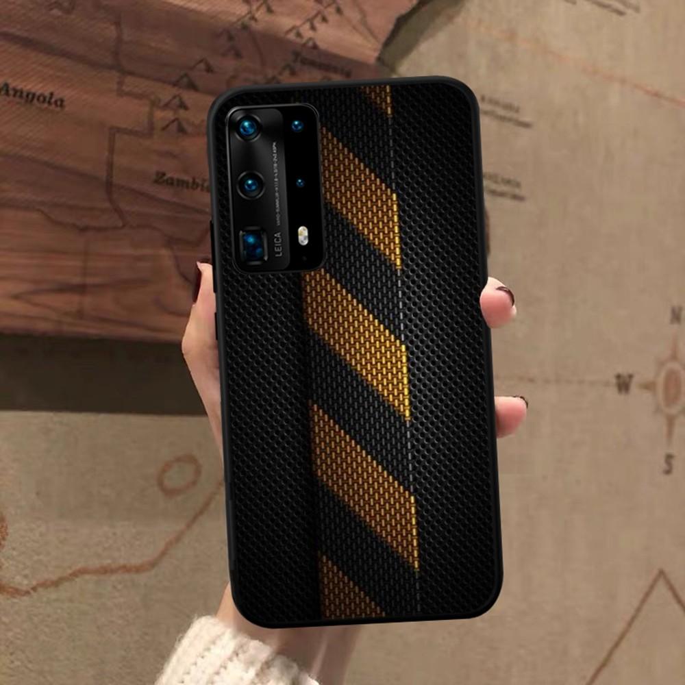 Car Carbon fibre Phone Case For Huawei P 8 9 10 20 30 40 50 Pro Lite Psmart Honor 10 lite 70 Mate 20lite
