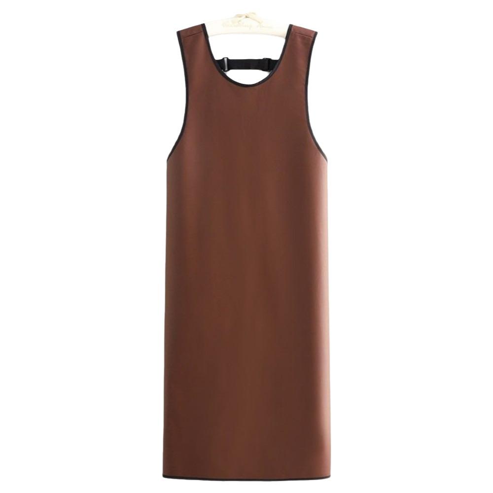Waterproof Kitchen Cooking Apron Oil-proof Women's Pinafore Sleeveless Work Apron Cooking