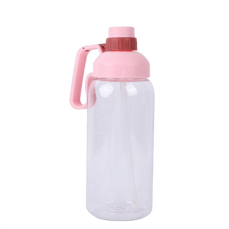 Water bottle strictly selected sports large-capacity plastic cup with scale space cup matte outdoor kettle portable water cup