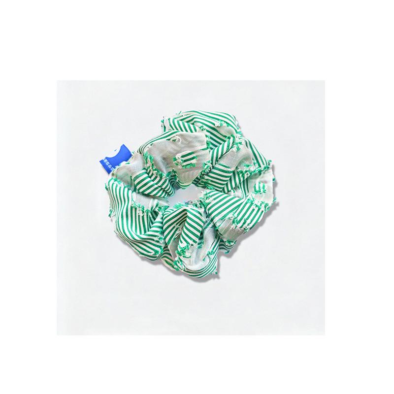 Korean Style High-End Pet Bib & Matching Floral Hair Accessories Set Single Hair Ring