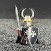 Medieval Hospitaller Teutonic Knights Building Blocks DIY Mini Action Toy Figures Assemble Bricks Children Toys Gifts Series 3