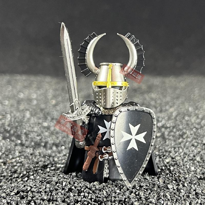 Medieval Hospitaller Teutonic Knights Building Blocks DIY Mini Action Toy Figures Assemble Bricks Children Toys Gifts Series 3