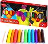 Mona Plastelina 12 kolorów miękka masa plastyczna na bazie wosku 1 szt.