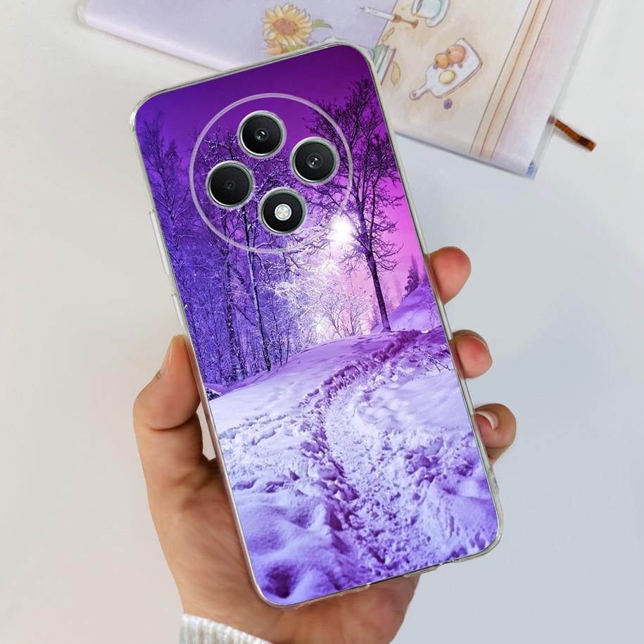 For Oppo Reno12 F Case CPH2637 Shockproof Cover Cute Cat Cartoon Soft Slim Clear Phone Cases For OPPO Reno 12F 4G CPH2687 Fundas