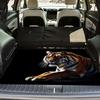 1Pcs Lying Tiger Pattern Car Trunk Mat with Anti Slip Cargo Liner Waterproof Rear Storage Protector Floor Mat for SUV Sedan Vehi